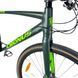 Гірський велосипед Cronus Gravel 28", алюмінієва рама 17.5", 27 швидкостей, чорно-зелений 28CRN-005017 фото 4