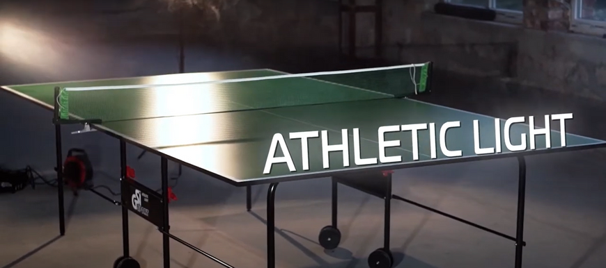 Тенісний стіл GSI Sport Athletic Light Gp-2 для приміщень складаний Зелений Gp-2 фото