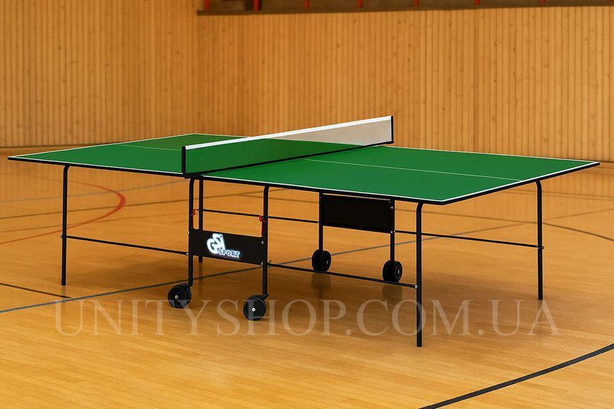 Тенісний стіл GSI Sport Athletic Light Gp-2 для приміщень складаний Зелений Gp-2 фото