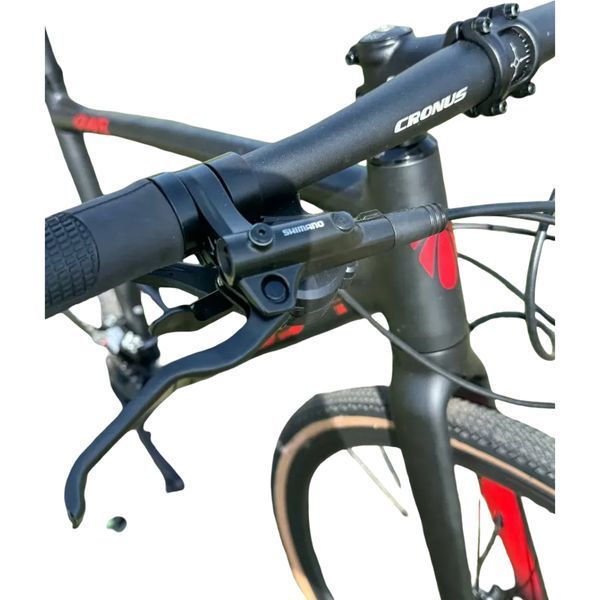 Гірський велосипед Cronus Gravel 28", алюмінієва рама 17.5", 27 швидкостей, чорно-червоний 28CRN-005018 фото