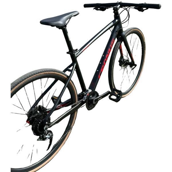 Гірський велосипед Cronus Gravel 28", алюмінієва рама 17.5", 27 швидкостей, чорно-червоний 28CRN-005018 фото