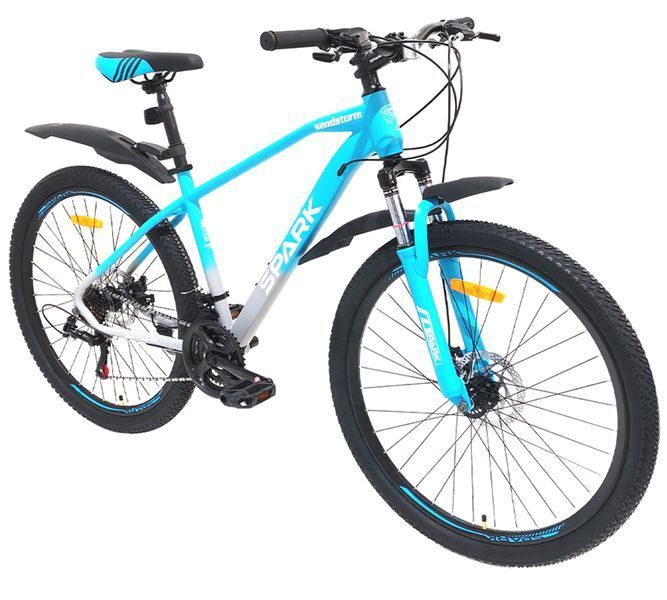 Велосипед гірський SPARK SANDSTROM 27,5" сталева рама 17" 21 швидкість, дискові гальма Блакитний 223003 фото