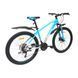 Велосипед гірський SPARK SANDSTROM 27,5" сталева рама 17" 21 швидкість, дискові гальма Блакитний 223003 фото 3