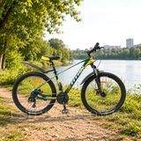 Гірський велосипед Titan Shadow 26", магнієва рама 15.5", 21 швидкість, жовто-зелений 26TJM-00505 фото