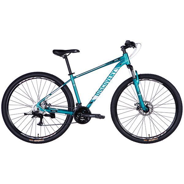 Гірський велосипед Discovery BASTION 29", алюмінієва рама 17", 24 швидкості, дискові гальма, бірюзовий OPS-DIS-29-198 фото