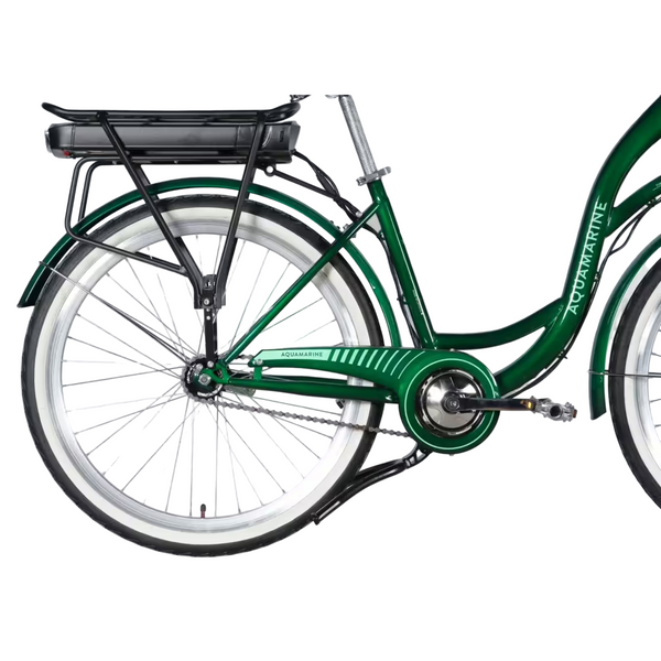 Електровелосипед Dorozhnik eAQUAMARINE 26", 36V 500W 13Ah, швидкість до 27 км/год, зелений ELB-D-26-317 фото
