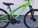 Гірський велосипед CrossBike Energy V2 26", сталева рама 13", 21 швидкість, дискові гальма, для підлітків, зелений 26СTS-006260 фото 3