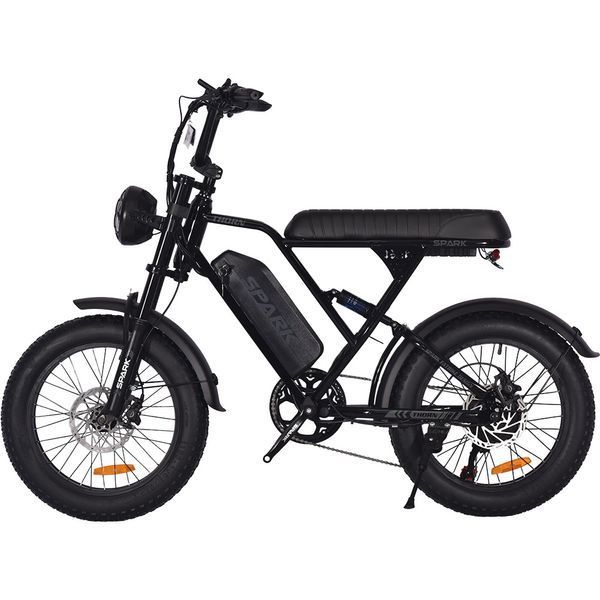 Електровелосипед SPARK TORN 20", 1200W/48V/20Ah, швидкість до 35 км/год, чорний 252510 фото