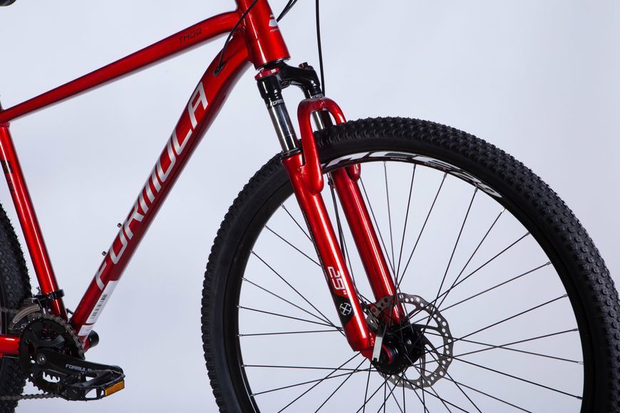 Гірський велосипед Formula THOR DD CS 29&Prime;, алюмінієва рама 17&Prime;, 16 швидкостей, Червоний 29-346 фото