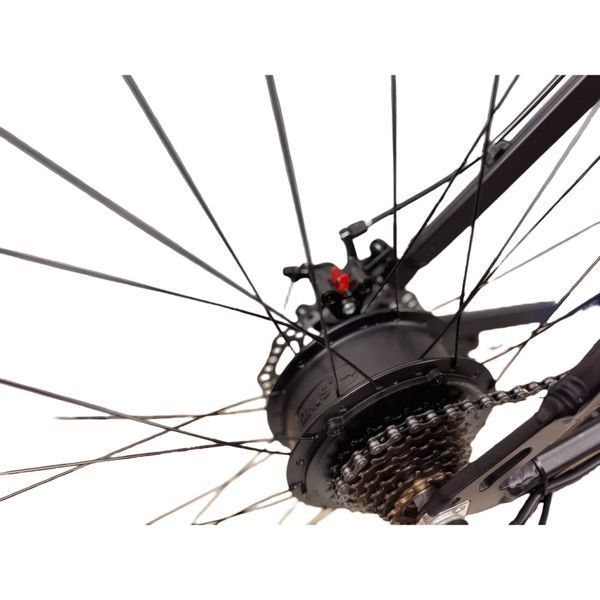 Електровелосипед CrossBike Convoy 29" 500W/48V/13Ah, рама 19", до 45 км/год, Чорно-Синій 00-00006262 фото