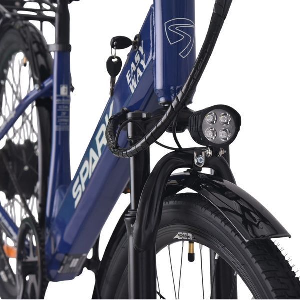 Електровелосипед SPARK E-CITY EASY WAY 28" 48V/500W/12.5Ah, сталева рама 18", до 35 км/год, синій 239960 фото
