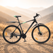 Гірський велосипед CrossBike Pacific 29", алюмінієва рама 21", 21 швидкість, чорний-зелений 29СTA-005644 фото 1