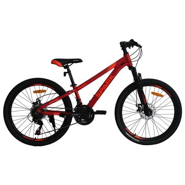 Гірський велосипед SPARK FLEX 24" алюмінієва рама 11" 21 швидкість, Червоний 238392 фото