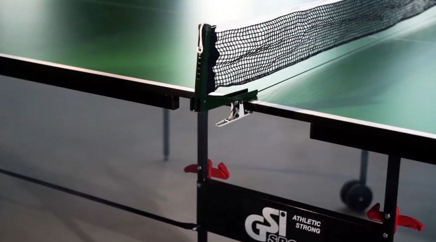 Тенісний стіл GSI Sport Athletic Strong Gp-3 для приміщень складаний Зелений Gp-3 фото