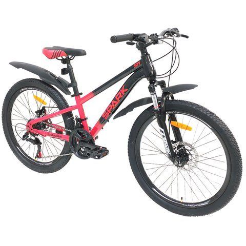 Підлітковий гірський велосипед Spark JOY 24" &ndash; сталева рама 11", 21 швидкість, дискові гальма, амортизаційна вилка, Shimano 222961 фото