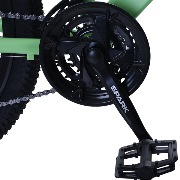 Гірський велосипед SPARK AERO 24", алюмінієва рама 12", 21 швидкість, салатовий 239182 фото