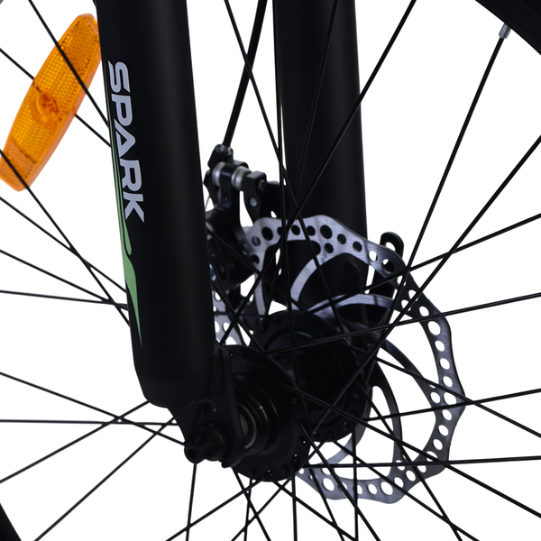 Гірський велосипед SPARK AERO 24", алюмінієва рама 12", 21 швидкість, салатовий 239182 фото