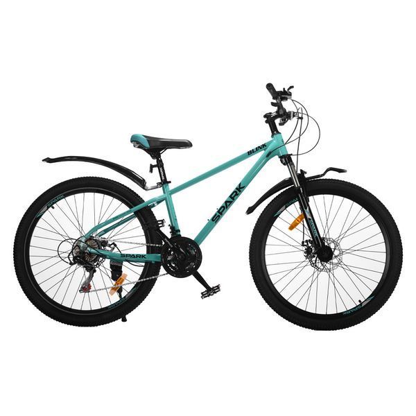 Гірський велосипед SPARK BLINK 26", сталева рама 13", 21 швидкість, м'ятний 239395 фото
