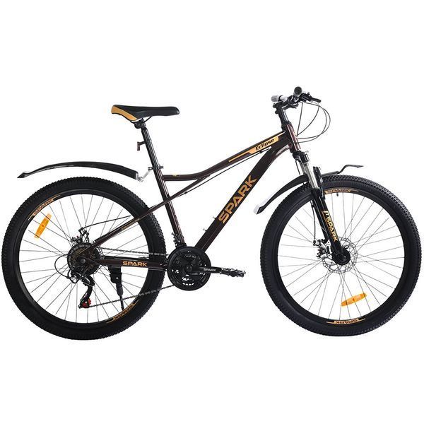 Гірський велосипед SPARK ECLIPSE 26", сталева рама 15", 21 швидкість, коричневий 239235 фото