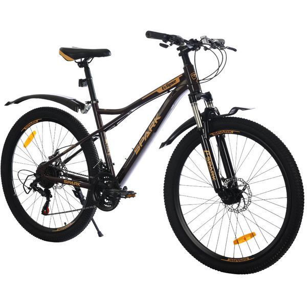 Гірський велосипед SPARK ECLIPSE 26", сталева рама 15", 21 швидкість, коричневий 239235 фото