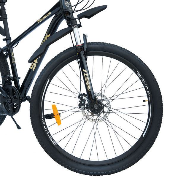 Гірський велосипед SPARK PLEASURE 26" алюмінієва рама 15", 21 швидкість, амортизаційна вилка Бордовий 222949 фото