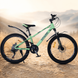 Гірський велосипед SPARK AERO 24", алюмінієва рама 12", 21 швидкість, салатовий 239182 фото 1