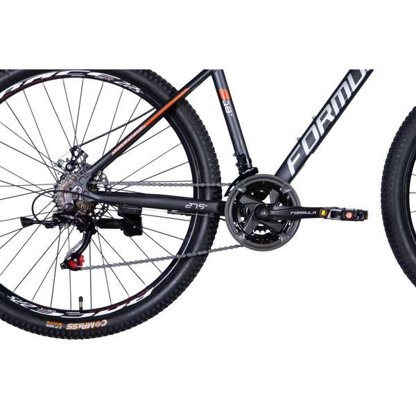 Гірський велосипед Formula MOTION 27.5", алюмінієва рама 18", 21 швидкість, темно-сірий матовий OPS-FR-27.5-301 фото
