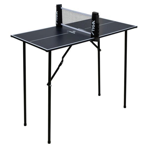 Тенісний стіл Stiga Mini Table Fun для приміщення складаний 90&times;45&times;76 см чорний 931820 фото
