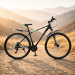 Гірський велосипед Crossbike Pacific 2025 29", алюмінієва рама 19", 21 швидкість, чорний-зелений 29СTA-005641 фото