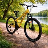 Гірський підлітковий велосипед SPARK MOVE 24", алюмінієва рама 11", 21 швидкість, жовтий 239967 фото