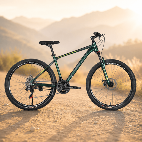 Гірський велосипед Formula MOTION 27.5", алюмінієва рама 18", 21 швидкість, зелений OPS-FR-27.5-303 фото