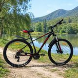 Гірський велосипед Titan Giant 30.5", алюмінієва рама 18", 21 швидкість, чорно-червоний 30TJA-004996 фото