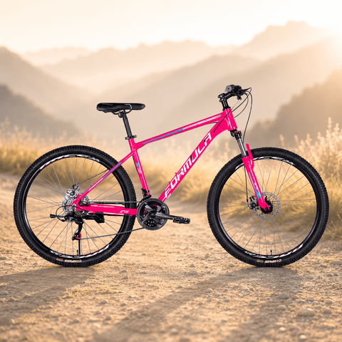 Гірський велосипед Formula MOTION 27.5", алюмінієва рама 18", 21 швидкість, рожевий з білим OPS-FR-27.5-304 фото