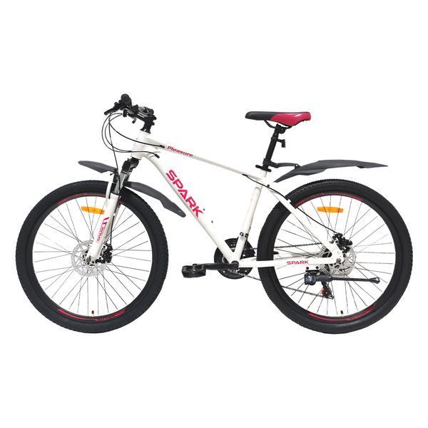 Велосипед гірський SPARK PLEASURE 26" 21 швидкість, алюмінієва рама 17", Білий 222954 фото