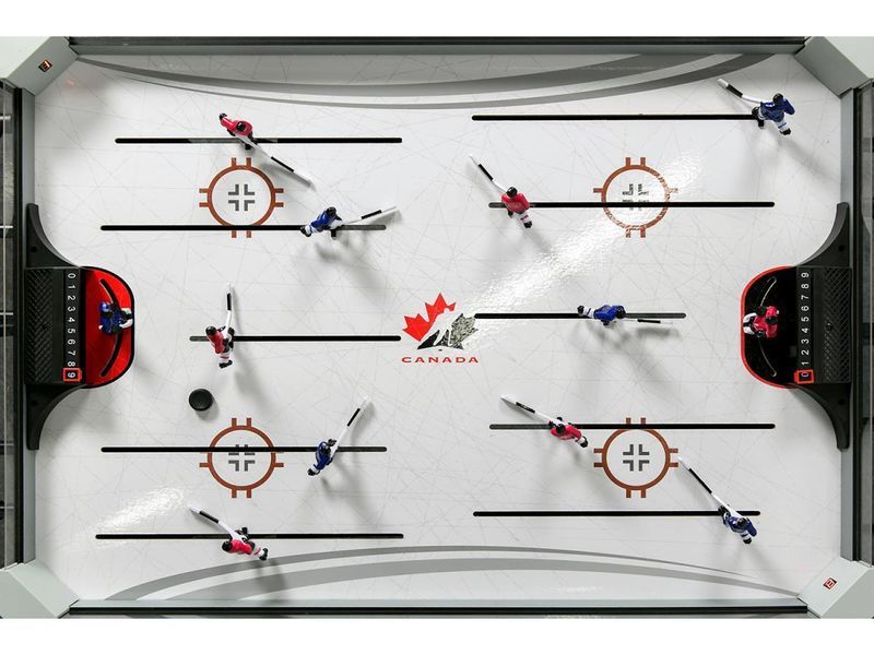 Настільний хокей Artmann Canada 102x74x84 см &ndash; електронний лічильник голів, МДФ, 2 шайби в комплекті 1424 фото