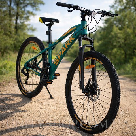 Гірський велосипед SPARK ROYAL 26" сталева рама 14" 21 швидкість, Бірюзовий 240092 фото