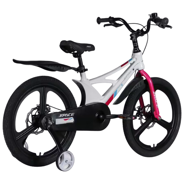 Дитячий велосипед SPACE KID STAR DD 20", магнієва рама 11", білий з рожевим OPS-SK-20-046 фото