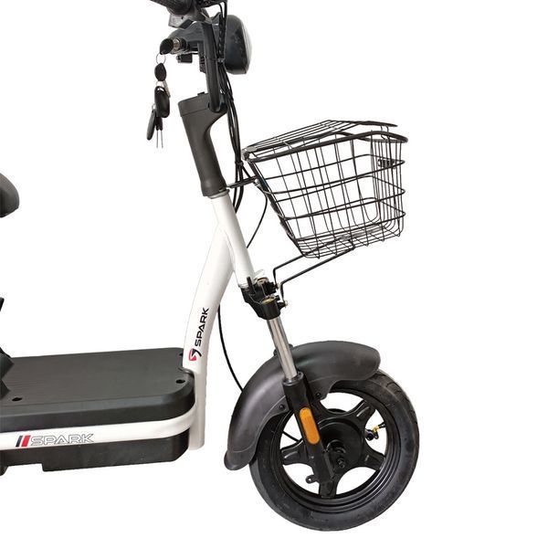 Велосипед з електромотором SPARK COMPACT 14", 48V 400W 12Ah, швидкість до 25 км/г, Чорний COMPACT3 фото
