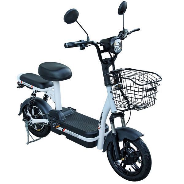 Велосипед з електромотором SPARK COMPACT 14", 48V 400W 12Ah, швидкість до 25 км/г, Чорний COMPACT3 фото