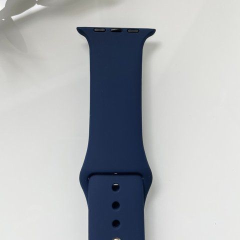 Силіконовий ремінець для розумного годинника Smart Watch 42/44, Темно-синій RW004 фото
