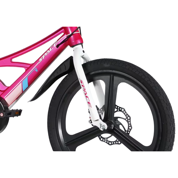 Дитячий велосипед SPACE KID STAR DD 20", магнієва рама 11", рожевий з білим OPS-SK-20-047 фото