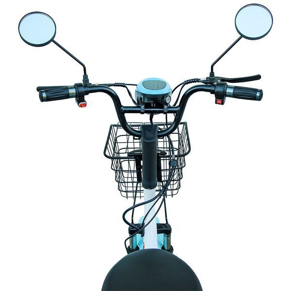 Велосипед з електромотором SPARK COMPACT 14", 48V 400W 12Ah, швидкість до 25 км/г, Блакитний COMPACT2 фото