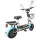Велосипед з електромотором SPARK COMPACT 14", 48V 400W 12Ah, швидкість до 25 км/г, Блакитний COMPACT2 фото 4