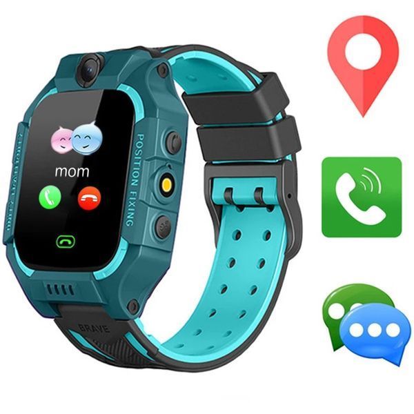 Дитячий смарт-годинник Smart Watch Q19 з GPS, SOS, SIM-карткою, камерою та ліхтариком Блакитний SW062 фото