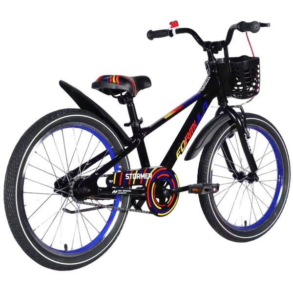 Дитячий велосипед Formula Kid STORMER 20", алюмінієва рама 10", чорний OPS-FRK-20-248 фото