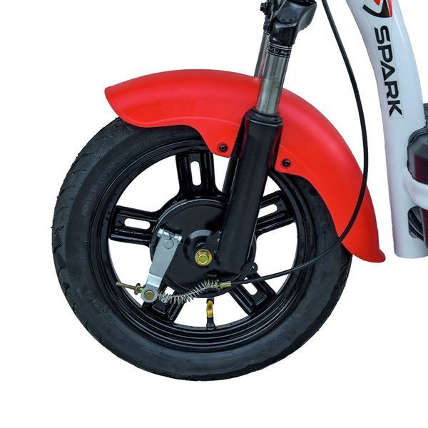 Велосипед з електромотором SPARK COMPACT 14", 48V 400W 12Ah, швидкість до 25 км/г, Червоний COMPACT1 фото