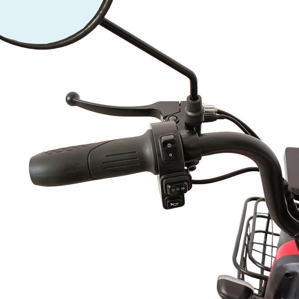 Електровелосипед SPARK CITY 14" 48V/500W/20Ah максимальна швидкість 35 км/г, подвійна амортизація, Червоний 227059 фото