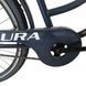 Міський велосипед SPARK CITY AURA 26", сталева рама 17", 1 швидкість, кошик, багажник, графітово-синій 240006 фото 5