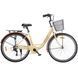 Міський велосипед SPARK CITY CELINE 28", алюмінієва рама 18", 7 швидкостей, кошик, багажник, бежевий 239983 фото 2