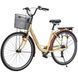 Міський велосипед SPARK CITY CELINE 28", алюмінієва рама 18", 7 швидкостей, кошик, багажник, бежевий 239983 фото 4